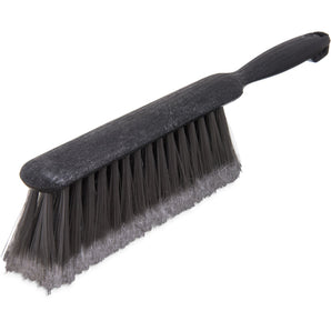FLO-PAC COUNTER/BENCH BRUSH WITH FLAGGED POLYPROPYLENE BRISTLES - GRAY - Mabrook Hotel Supplies