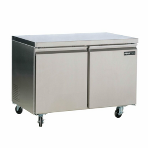 FREEZER COUNTER WITH 2 DOOR AND 4 SHELVES. - Mabrook Hotel Supplies