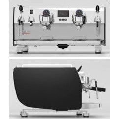 (MMAVERAVT3020047) Black Eagle Maverick 2 Groups Coffee Machine with Mat Black Color. - Mabrook Hotel Supplies