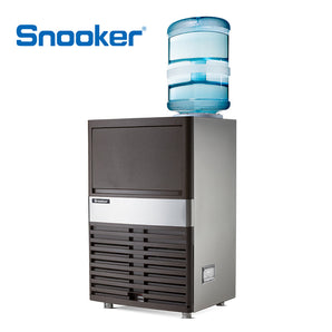 Snooker SK-120PT 55 Kg Ice Cube Machine with Portable bottle of Direct Water Supply