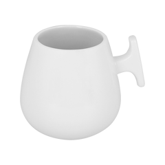 RAK COFFEE CUP BEAN WHITE, DIA: 6 CM, HEIGHT: 8 CM, CAP: 9.1 OZ/ 27 CL, SAUCER CODE: SPSA14 - Mabrook Hotel Supplies