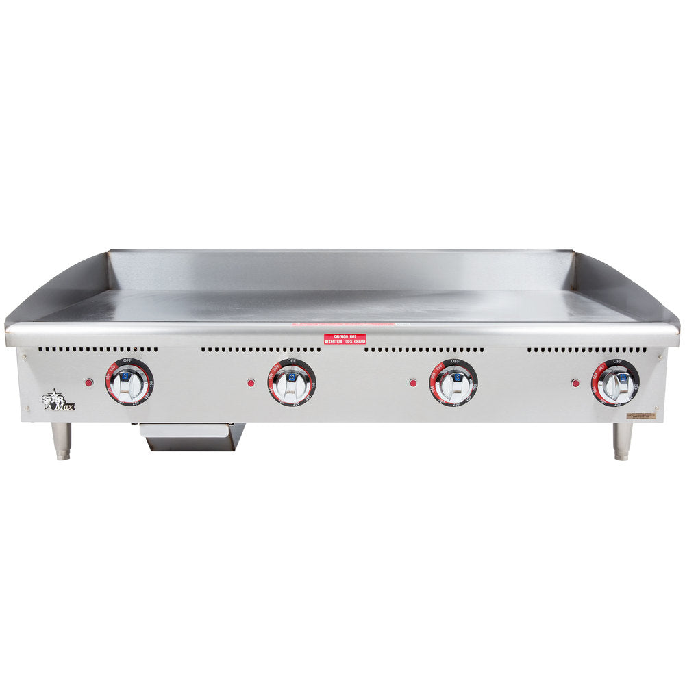48" (121.92 CM) Heavy Duty Electric Griddle Countertop W/ Thermostatic Controls. - Mabrook Hotel Supplies