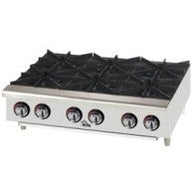 36" (91.5 CM) 6 Burner Hotplate Gas Range Countertop.
