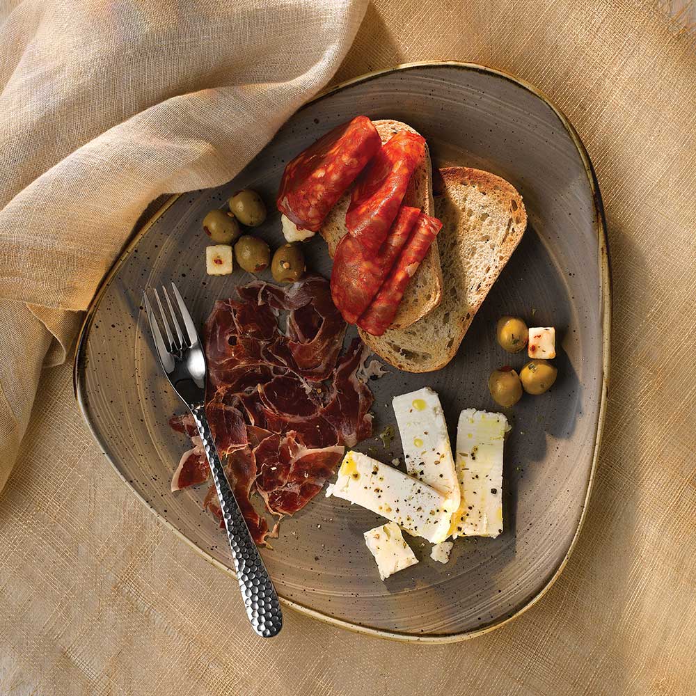 STONECAST GREY LOTUS PLATE 7" - Mabrook Hotel Supplies