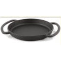 CAST IRON ROUND PAN DOUBLE HANDLED, DIA: 16 CM