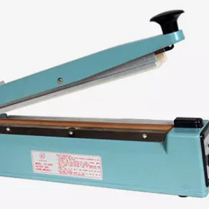 12  (30.48cm) Manual Hand Impulse Sealer with Side Cutter , No Warranty on Belt,Heater,Teflon Sheet,INK Roll - Mabrook Hotel Supplies