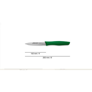 NOVA SERIES 100 MM GREEN COLOUR PARING KNIFE - Mabrook Hotel Supplies