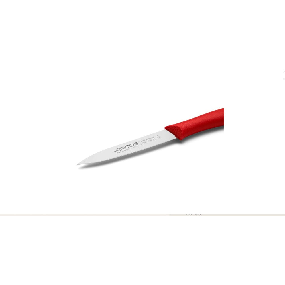 NOVA SERIES 100 MM RED COLOUR PARING KNIFE - Mabrook Hotel Supplies