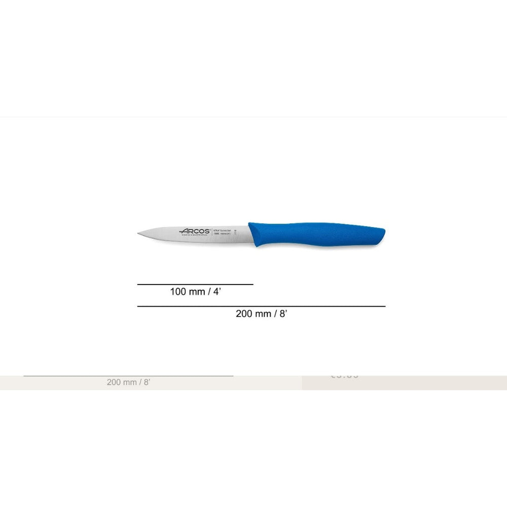 NOVA SERIES 100 MM BLUE COLOUR PARING KNIFE - Mabrook Hotel Supplies