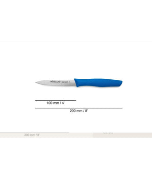 NOVA SERIES 100 MM BLUE COLOUR PARING KNIFE - Mabrook Hotel Supplies