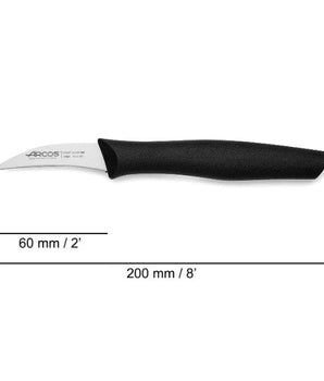 NOVA SERIES 60 MM BLACK COLOUR PARING KNIFE - Mabrook Hotel Supplies