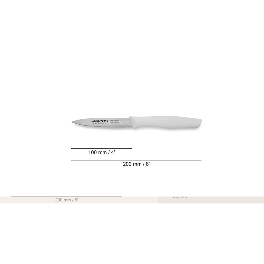 NOVA SERIES 100 MM WHITE COLOUR PARING KNIFE - Mabrook Hotel Supplies