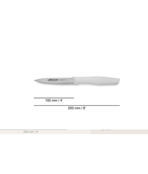 NOVA SERIES 100 MM WHITE COLOUR PARING KNIFE - Mabrook Hotel Supplies