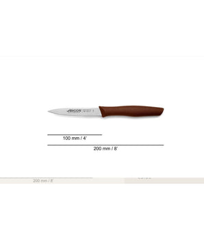 NOVA SERIES 100 MM BROWN COLOUR PARING KNIFE - Mabrook Hotel Supplies