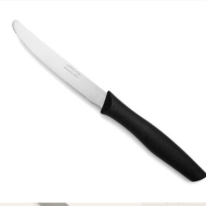 NOVA SERIES 110 MM SERRATED BLACK TABLE KNIFE - Mabrook Hotel Supplies