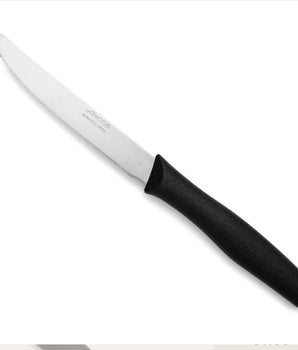 NOVA SERIES 110 MM SERRATED BLACK TABLE KNIFE - Mabrook Hotel Supplies