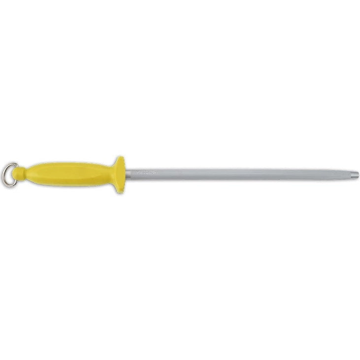 YELLOW STEEL SHARPENING STEEL 300 MM / 13 MM DIAMETER - Mabrook Hotel Supplies