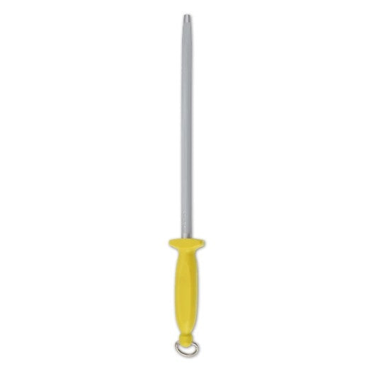 YELLOW STEEL SHARPENING STEEL 300 MM / 13 MM DIAMETER - Mabrook Hotel Supplies