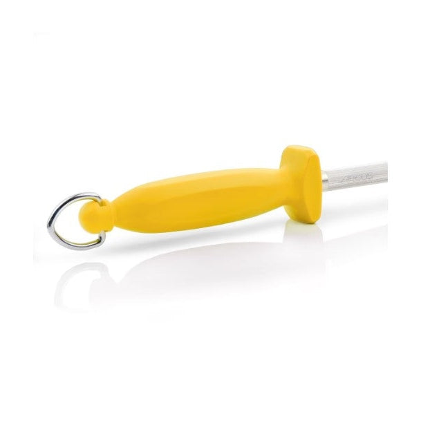 YELLOW STEEL SHARPENING STEEL 300 MM / 13 MM DIAMETER - Mabrook Hotel Supplies