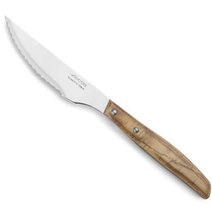 110 MM POPLAR WOOD HANDLE STEAK KNIFE - Mabrook Hotel Supplies
