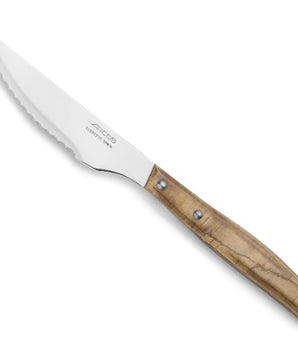 110 MM POPLAR WOOD HANDLE STEAK KNIFE - Mabrook Hotel Supplies