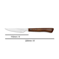 6 PCS. SET DE COUTEAUX À STEAK EN BOIS - Mabrook Hotel Supplies