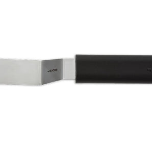 PLATING SPATULA WITH BLACK HANDLE 90 MM X 20 MM - Mabrook Hotel Supplies
