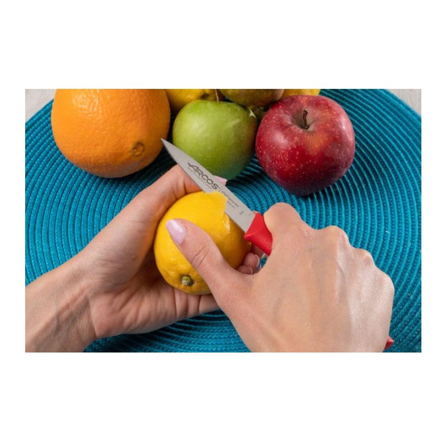 NOVA SERIES 85 MM RED COLOUR PARING KNIFE - Mabrook Hotel Supplies