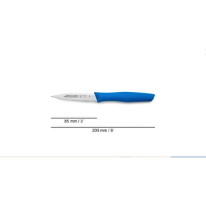 NOVA SERIES 85 MM BLUE COLOUR PARING KNIFE - Mabrook Hotel Supplies