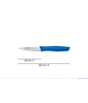 NOVA SERIES 85 MM BLUE COLOUR PARING KNIFE - Mabrook Hotel Supplies