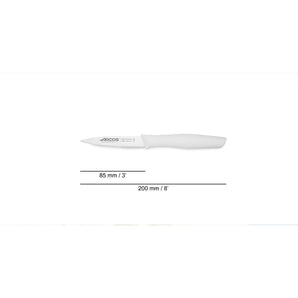 NOVA SERIES 85 MM WHITE COLOUR PARING KNIFE - Mabrook Hotel Supplies