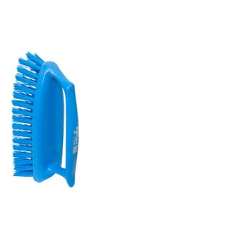IGEAX BRUSH WITH VERTICAL STAND HANDGRIP, BLUE, MEDIUM BRISTLE. - Mabrook Hotel Supplies
