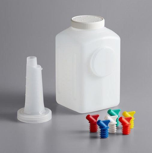 TRAEX BAR KEEP 1 GALLON WHITE POUR CONTAINER WITH NECK - Mabrook Hotel Supplies