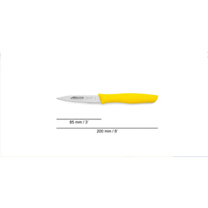 NOVA SERIES 85 MM YELLOW COLOUR PARING KNIFE - Mabrook Hotel Supplies