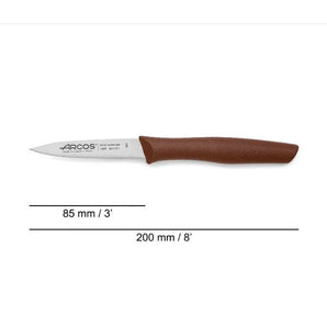 NOVA SERIES 85 MM BROWN COLOUR PARING KNIFE - Mabrook Hotel Supplies