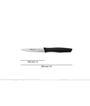 NOVA SERIES 100 MM BLACK COLOUR PARING KNIFE - Mabrook Hotel Supplies