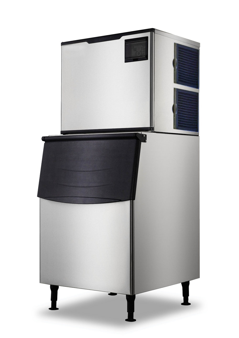 455kg/24h Half Dice Ice Cube Machine with Bin B-375. - Mabrook Hotel Supplies