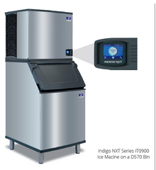 Indigo NXT™ Half Cube Ice Machine Head - 400 Kg/24hr, Air Cooled. - Mabrook Hotel Supplies