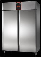 DOUBLE DOOR UPRIGHT REFRIGERATOR 1200 LTR WITH SHELVES EACH DOOR & 4 CASTERS -PERFECT SERIES.