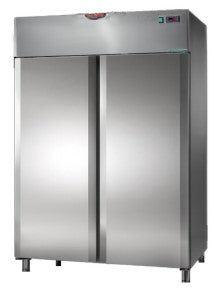2 Doors 1400 Ltr Upright Freezer with LED Light , 3 Shelves each Door & Legs (Old Code: TCN-AF14PKMBT). - Mabrook Hotel Supplies