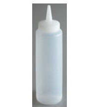 SINGLE -TIP STANDARD BOTTLE OPENING DISPENSER, CAPACITY: 8 OZ, 0.71 LITERS. DIA. 5.1 CM, H. 18.4 CM, CLEAR