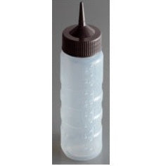 SINGLE-TIP WIDE MOUTH BOTTLE OPENING COLOR MATE DISPENSER, CAP COLOR BROWN. CAPACITY: 16 OZ, 0.47 LITERS