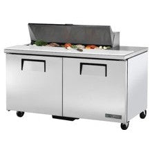 2 Doors Sandwich/Salad Prep Table w/ Refrigerated Base. - Mabrook Hotel Supplies