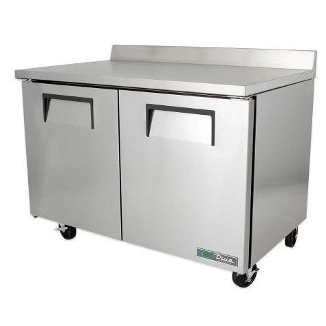 Worktop Counter Refrigerator, 2 Solid Swing Doors. - Mabrook Hotel Supplies