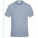 Round collar T shirts , FABRIC: 73.5% Cotton 23.5 % silk 3% Spandex , Color: Light Blue , Size: 2XL.