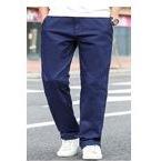 Navy Blue Color Chino Pants 2 Side & 2 Back Pockets 98% Cotton & 2% Spandex , Size: 28