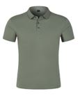 Mercerized Cotton Polo Shirts , Color Army Green ,Fabric: Veil: 100% Cotton Bottom , Size: 3XL