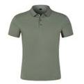 Mercerized Cotton Polo Shirts , Color Army Green ,Fabric: Veil: 100% Cotton Bottom , Size: XL