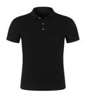 Mercerized Cotton Polo Shirts , Color Black ,Fabric: Veil: 100% Cotton Bottom , Size: 2XL