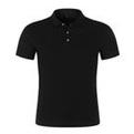 Mercerized Cotton Polo Shirts , Color Black ,Fabric: Veil: 100% Cotton Bottom , Size: 2XL